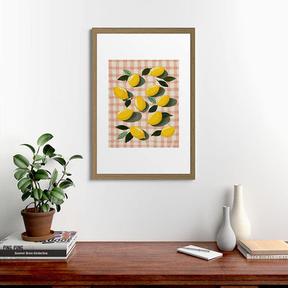 Lemon Picnic Still Life Framed Art Print Gallery Image 41
