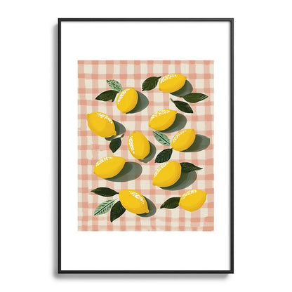 Lemon Picnic Still Life Framed Art Print Gallery Image 83