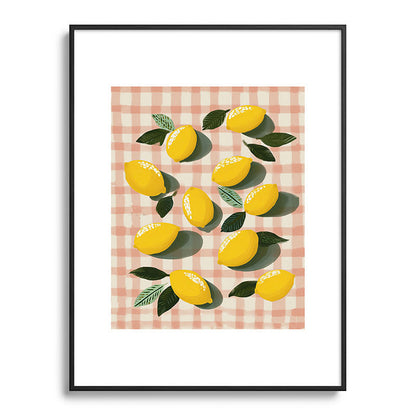 Lemon Picnic Still Life Framed Art Print Gallery Image 84