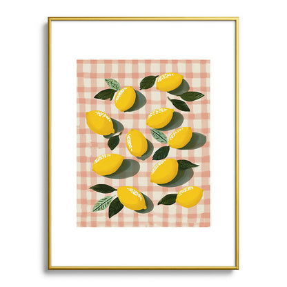 Lemon Picnic Still Life Framed Art Print Gallery Image 92
