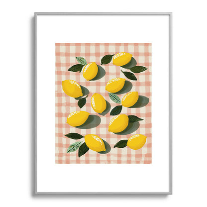 Lemon Picnic Still Life Framed Art Print Gallery Image 98