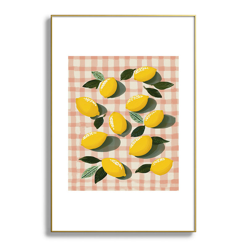 Lemon Picnic Still Life Framed Art Print Gallery Image 93