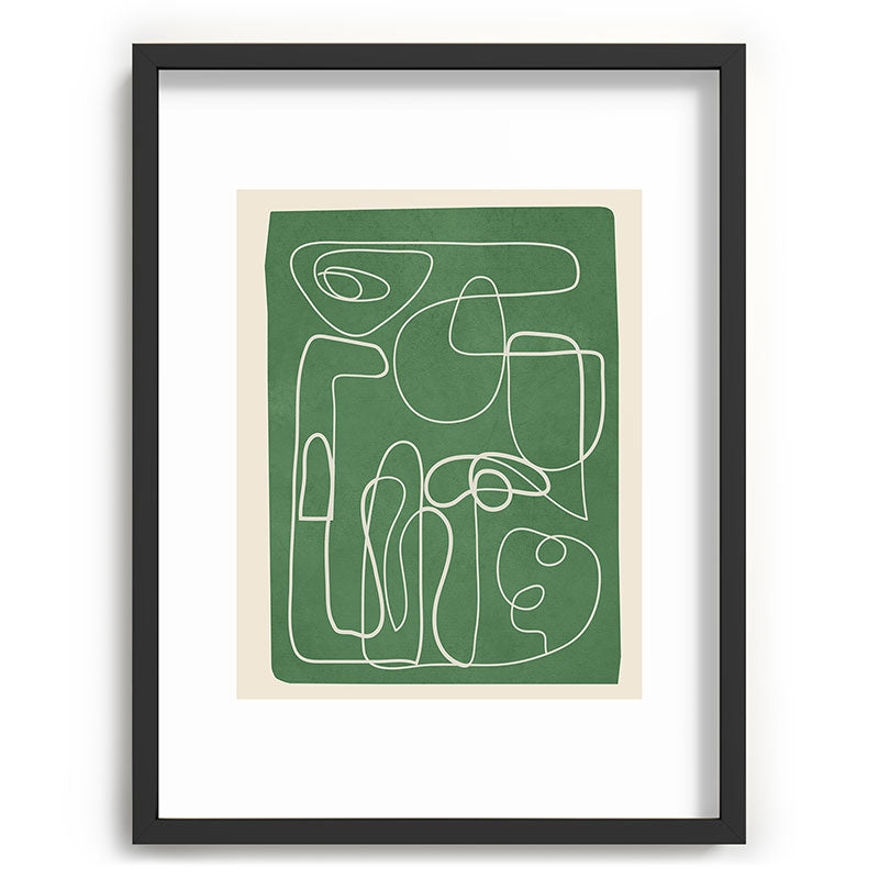 Lines in Space 7 Framed Art Print Gallery Image 61