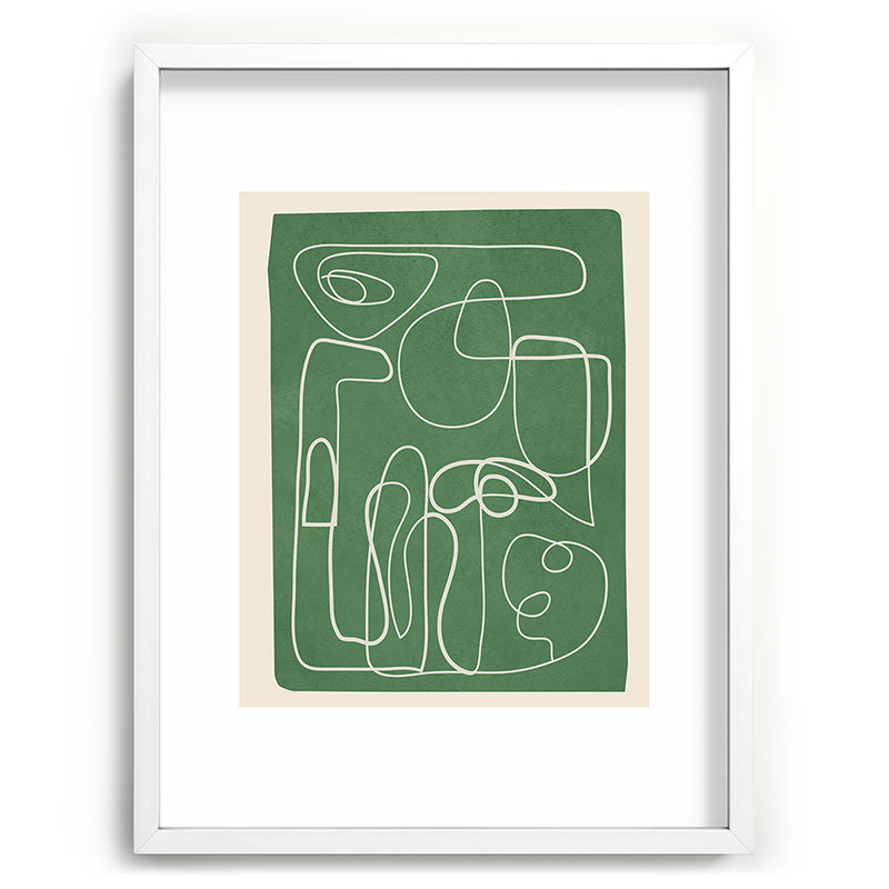 Lines in Space 7 Framed Art Print Gallery Image 78