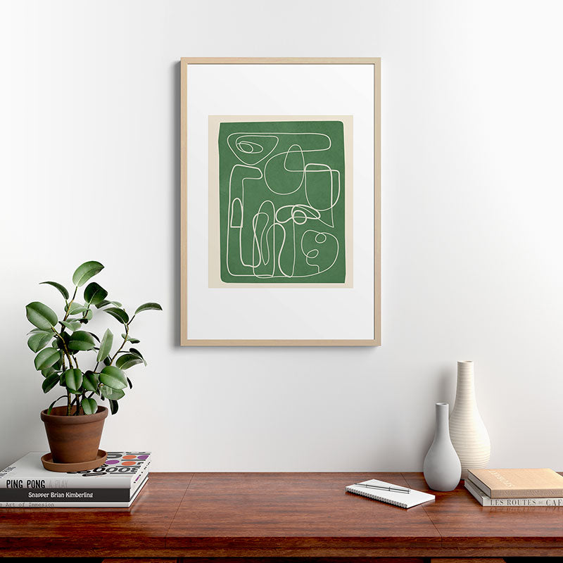 Lines in Space 7 Framed Art Print Gallery Image 20