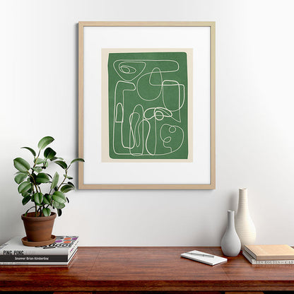 Lines in Space 7 Framed Art Print Gallery Image 49