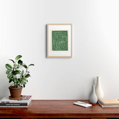 Lines in Space 7 Framed Art Print Gallery Image 17
