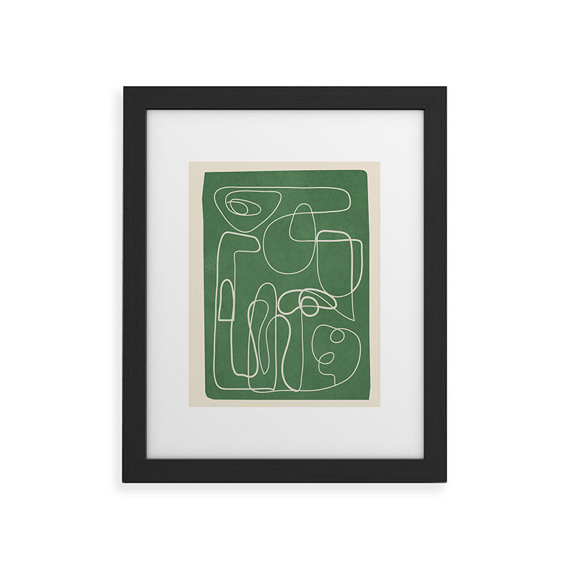 Lines in Space 7 Framed Art Print Gallery Image 29