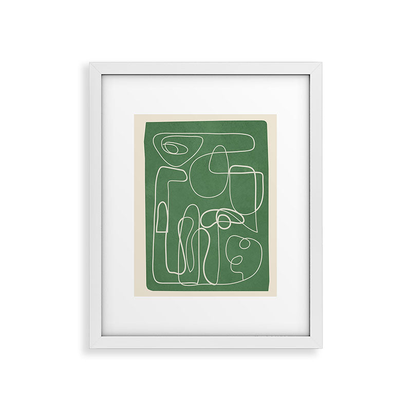 Lines in Space 7 Framed Art Print Gallery Image 22
