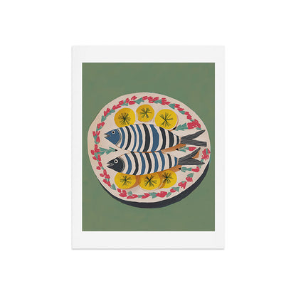 Mediterranean Fish Plate Art Print Gallery Image 7