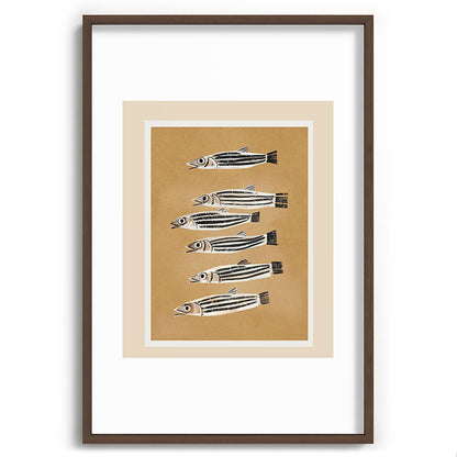 Minimal Fish Study Framed Art Print Gallery Image 68