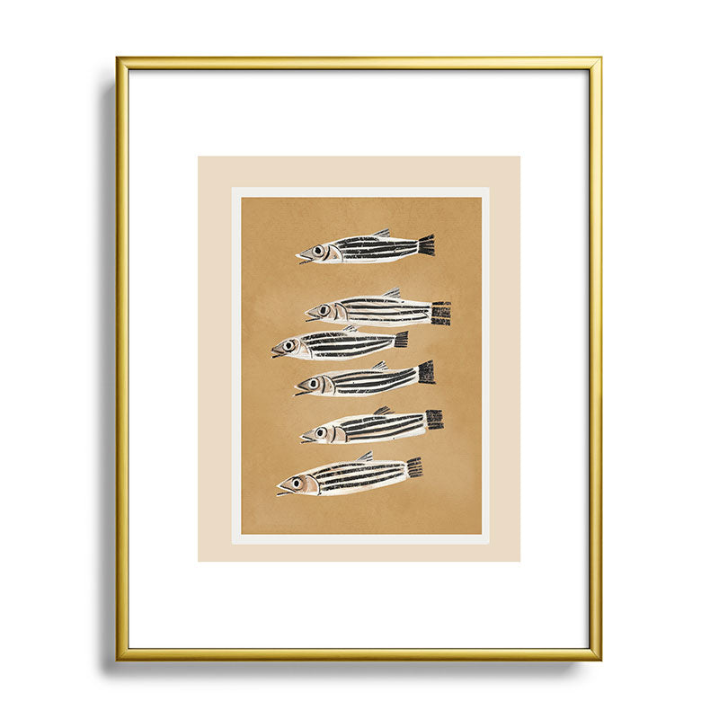 Minimal Fish Study Framed Art Print Gallery Image 89