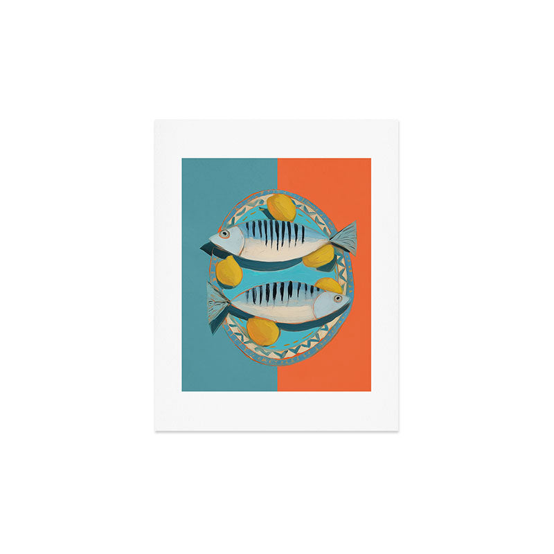 Modern Coastal Still Life Art Print Gallery Image 3