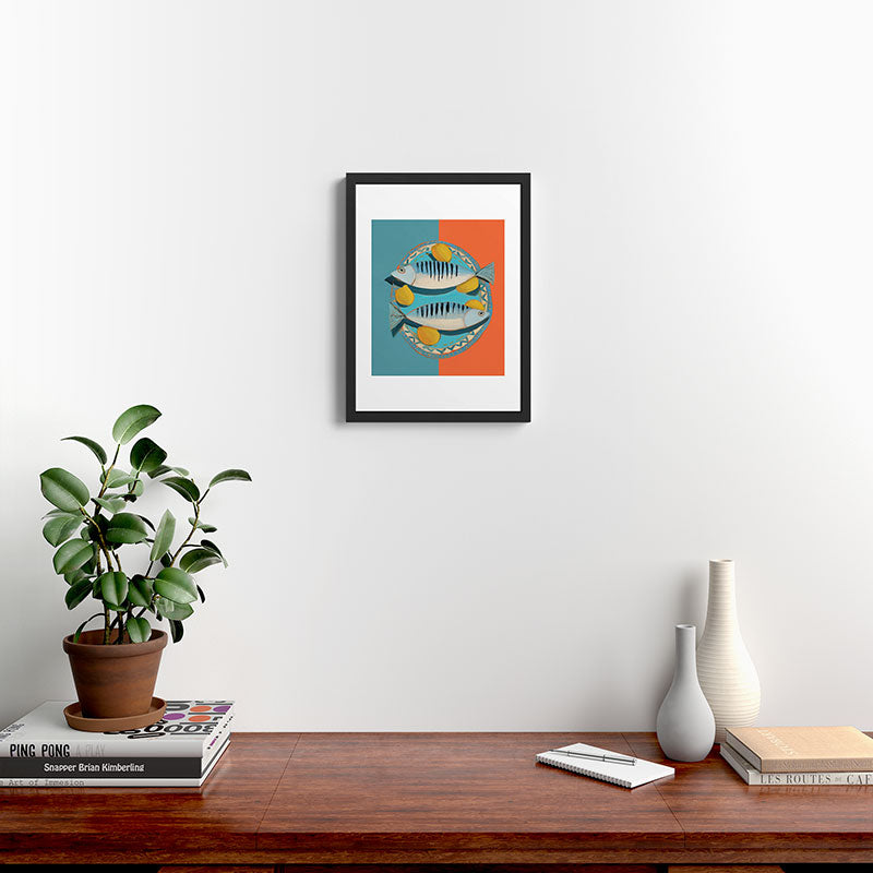 Modern Coastal Still Life Framed Art Print Gallery Image 3