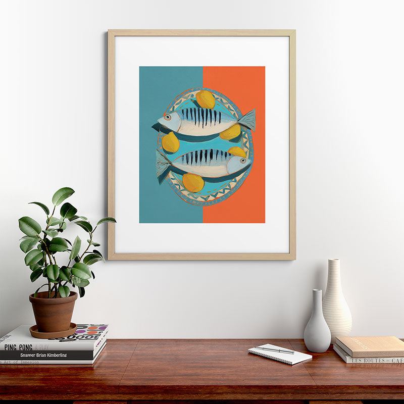Modern Coastal Still Life Framed Art Print Gallery Image 49