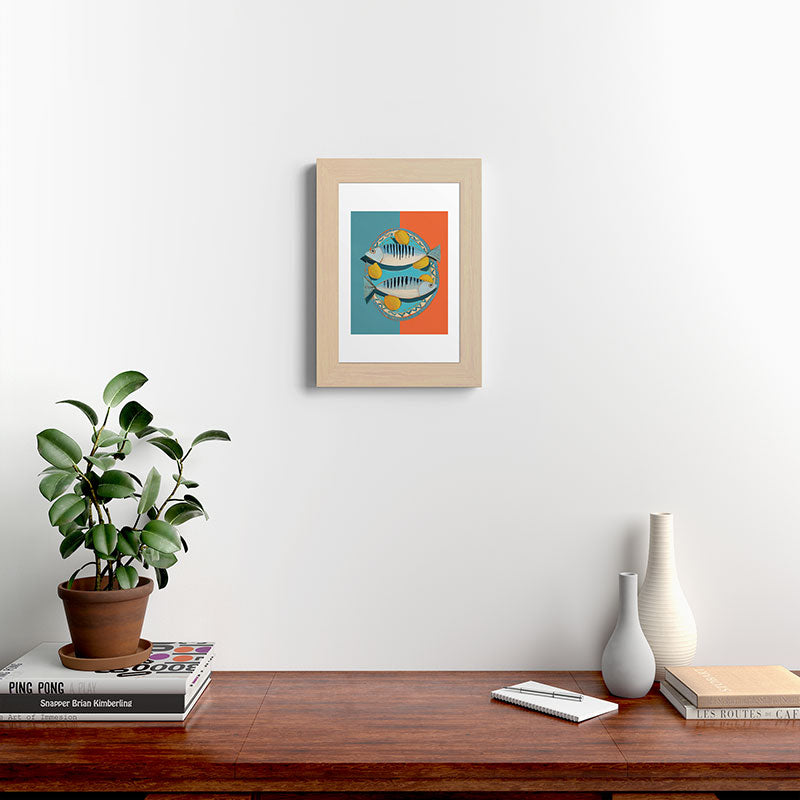 Modern Coastal Still Life Framed Art Print Gallery Image 45
