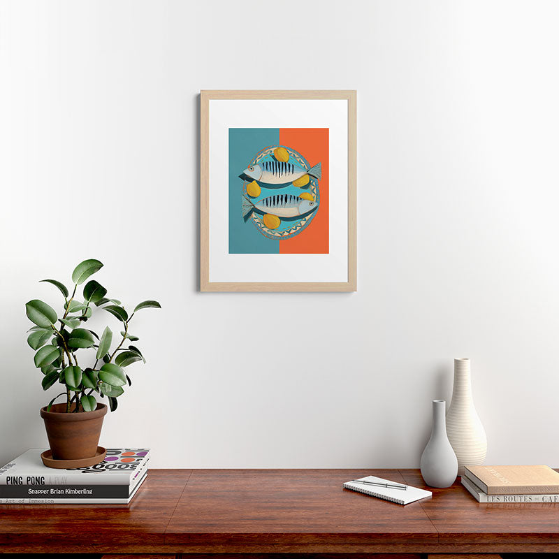 Modern Coastal Still Life Framed Art Print Gallery Image 47
