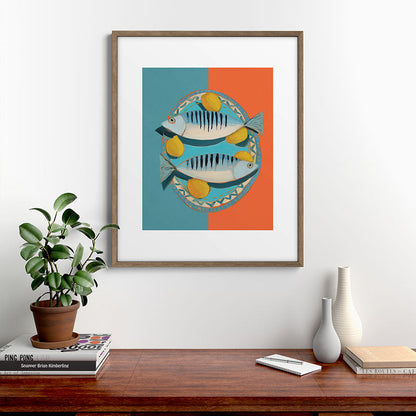 Modern Coastal Still Life Framed Art Print Gallery Image 14