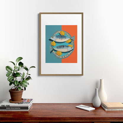 Modern Coastal Still Life Framed Art Print Gallery Image 13