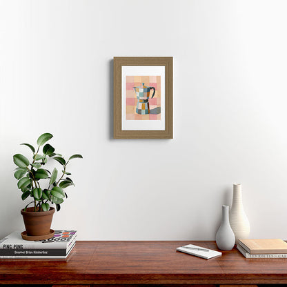 Patchwork Moka Pot Framed Art Print Gallery Image 38