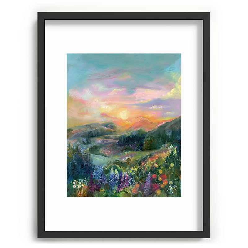 Sunset Landscape Framed Art Print Gallery Image 84