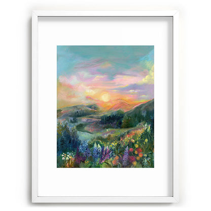 Sunset Landscape Framed Art Print Gallery Image 107