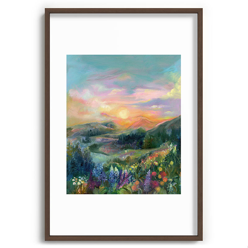 Sunset Landscape Framed Art Print Gallery Image 94