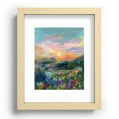 Sunset Landscape Framed Art Print Gallery Image 95