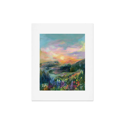 Sunset Landscape Art Print Gallery Image 7
