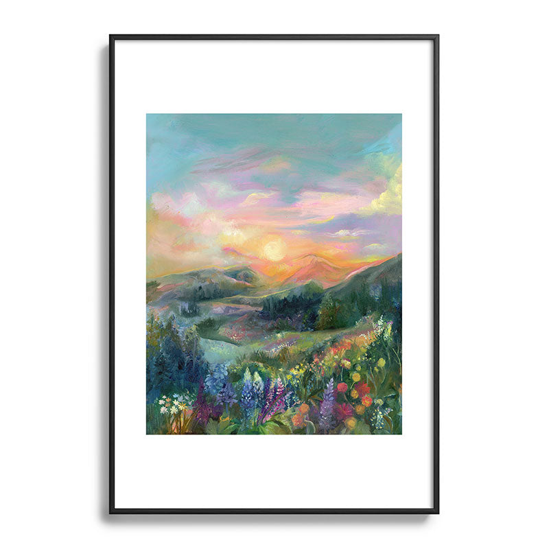 Sunset Landscape Framed Art Print Gallery Image 113