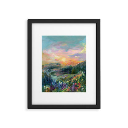 Sunset Landscape Framed Art Print Gallery Image 5
