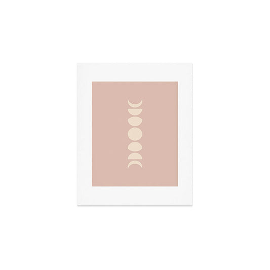 Minimal Moon Phases IV Art Print Gallery Image 1