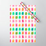 Gummy Bears Colorful Candy Wrapping Paper Gallery Image 1