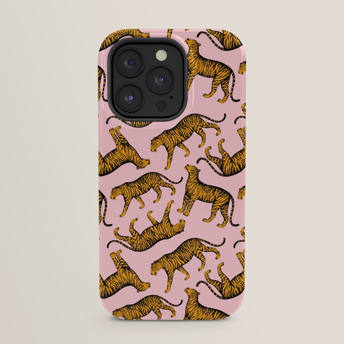 Tigers (Pink and Marigold) iPhone Case Gallery Image 31