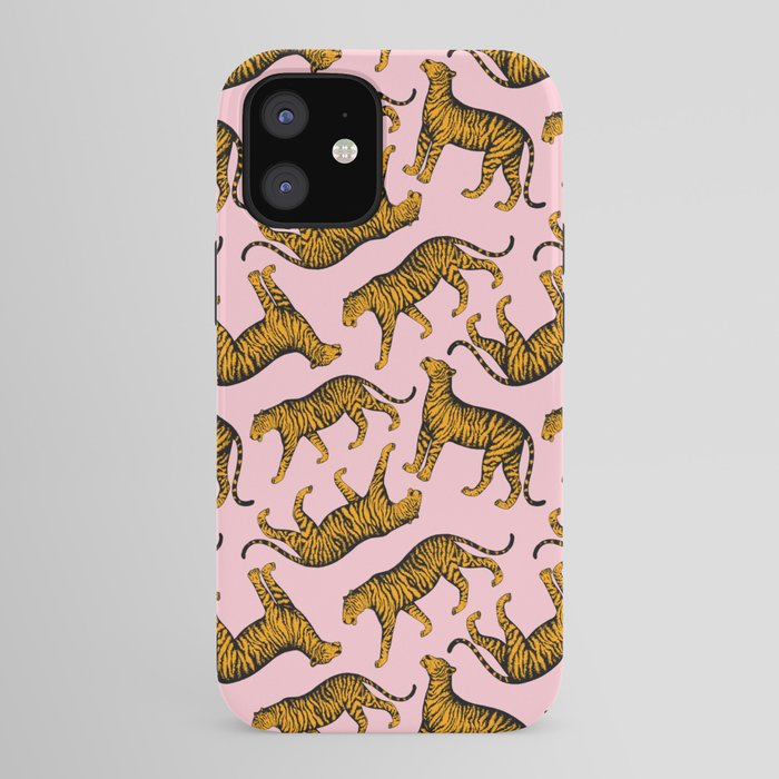 Tigers (Pink and Marigold) iPhone Case Gallery Image 41