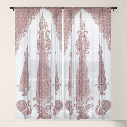 Kerman South Persian Embroidery Print Window Curtain Gallery Image 21