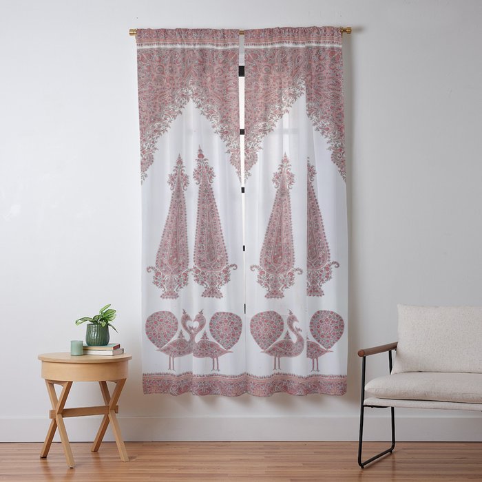 Kerman South Persian Embroidery Print Window Curtain Gallery Image 13