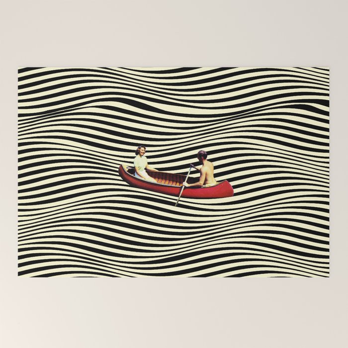 Illusionary Boat Ride Welcome Mat Gallery Image 2