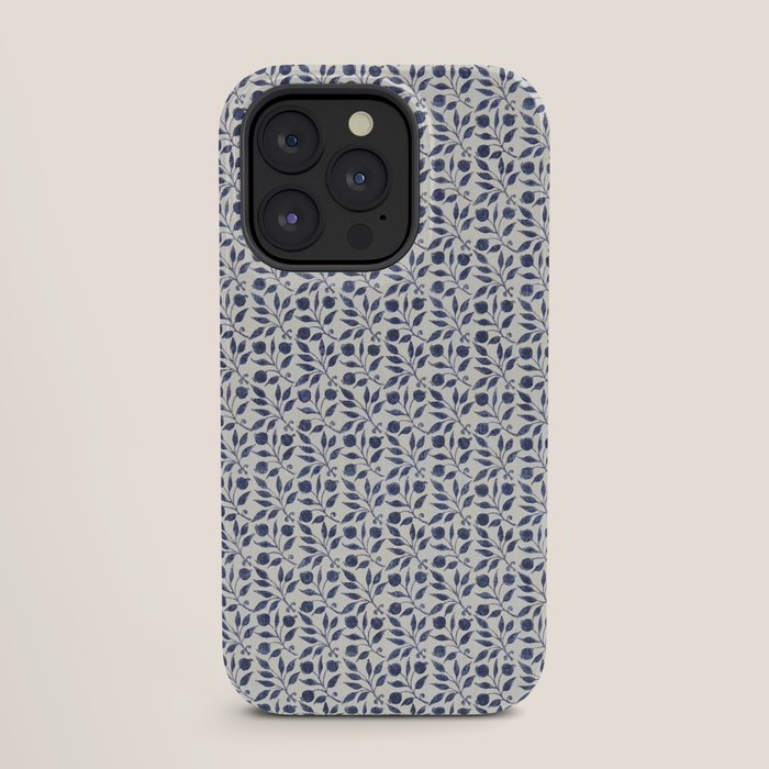William Morris Vintage Rosehip Indigo Blue iPhone Case Gallery Image 27