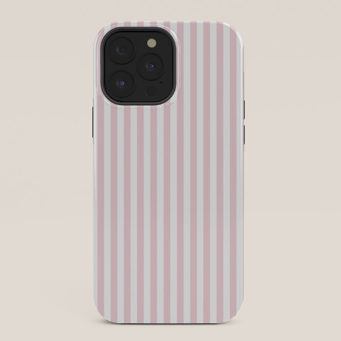 Pastel Pink & White Simple Stripe iPhone Case Gallery Image 36