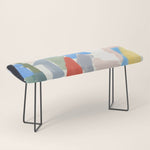 Abstract color pieces Bench Gallery Image 1