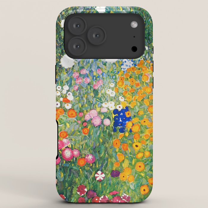 Gustav Klimt "Blumengarten (Flower Garden)" iPhone Case Gallery Image 8