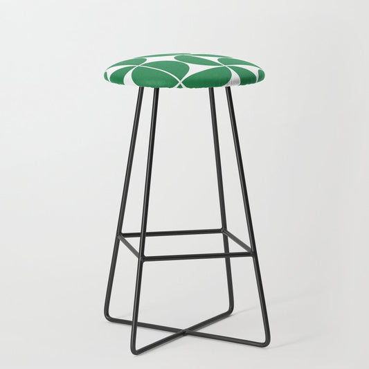 Mid Century Modern Geometric 04 Green Stool Gallery Image 1