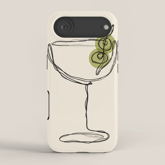 Dirty Martini Cocktail Drink iPhone Case Gallery Image 2