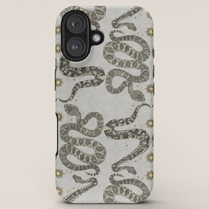 celestial snakes silver iPhone Case Gallery Image 5