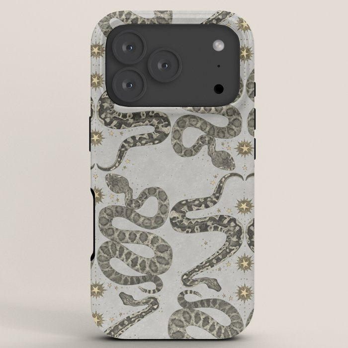 celestial snakes silver iPhone Case Gallery Image 7