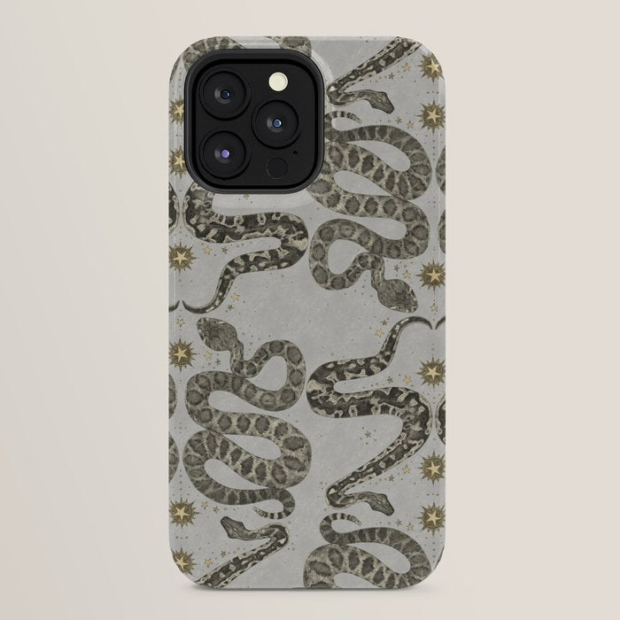 celestial snakes silver iPhone Case Gallery Image 32