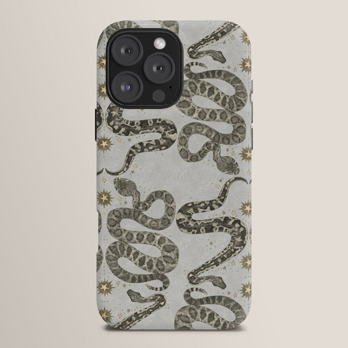 celestial snakes silver iPhone Case Gallery Image 16