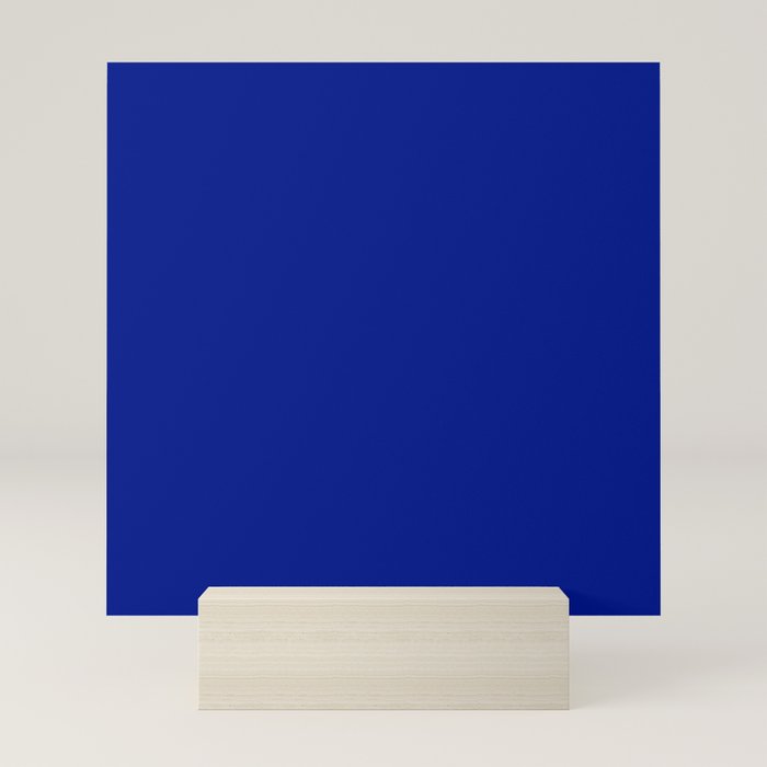 Solid Shades - Indigo Mini Art Print Gallery Image 5
