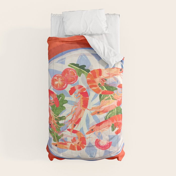 Seafood plate Comforter Gallery Image 4